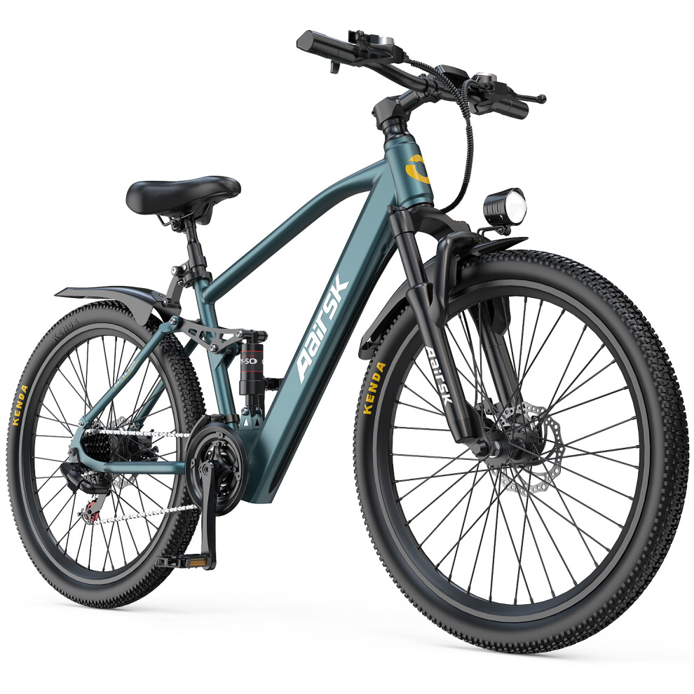 26" Electric Mountain Bike, 250W 36V 13Ah Battery, Shimano 21-Speed-image-OPC-PHZRPGT-NEW
