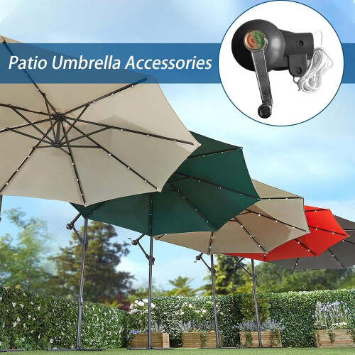 Parasol Replacement Parts, Awning Crank Handle, High Carbon Steel Crank 1