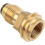 Simplistic Design of Brass Gas Conversion Connector Provides Effective Usage Across Multiple Platforms Ref: 7443 3
