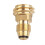 Simplistic Design of Brass Gas Conversion Connector Provides Effective Usage Across Multiple Platforms Ref: 7443 1