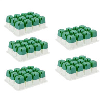 Seedling starter trays, seedling pots, 5X seedling germination trays silicone, propagator containers with drainage holes for bonsai, chili.