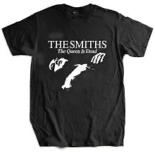 (S, Black) T Shirt Summer Tops The Smiths "The Queen Is Dead