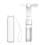 (white) Handheld Mini portable small fan Folding fan Student dormitory small fan 1