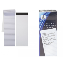 (24 Note Pads) 6-72 Slimline Notepads Shopping To Do List Note Book Bulk Buy 75mm x 210mm