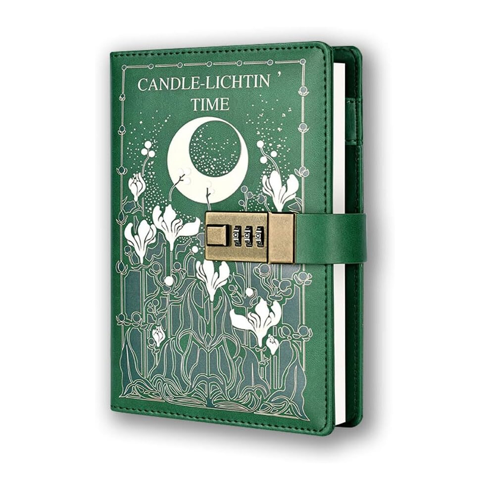 ToioM B6 Lock Diary PU Leather Secret Journal (Dark)-image-OPC-PHZRSG9-NEW