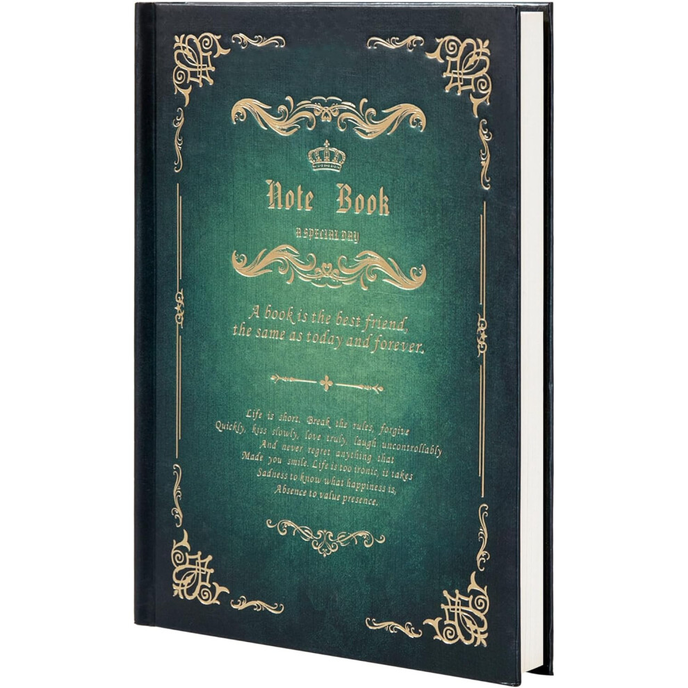 Photos - Notebook Hardcover Lined Journal , A5 Classic Vintage Writing Ruled Magic Journal, 240 Pages Paper for School, Office, Home,