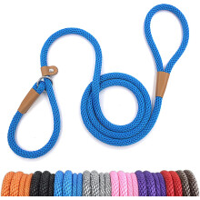 Dog Leash Slip Lead Snap Hook Rope Leash Strong Heavy Duty Braided Dog Training Leash No Pull Training Lead Leashes for Medium Large and Small Dogs