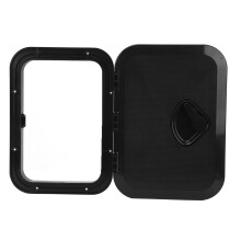 Marine Boat Deck Hatch Black Rectangle ABS 10‑5/8