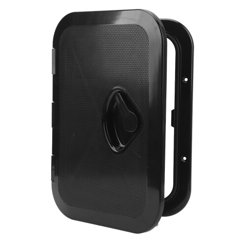 Marine Boat Deck Hatch Black Rectangle ABS 10‑5/8 1