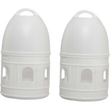 2X Pigeon Water Dispenser, Water Bottle with Handle, 10L Bird Waterer for Chicken Parrot Bird Cage Accessories