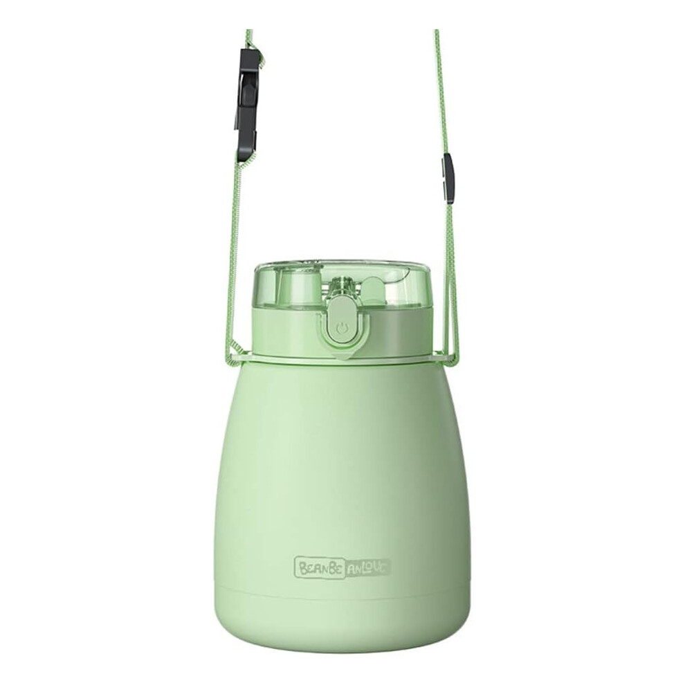 32oz Insulated Water Bottle with Straw for Women Kawaii Water Bottle for Kids Big Green Water Jug Cute Bottles with Strap Leak-proof and No Sweat-image-OPC-PHZRSY7-NEW