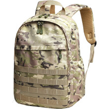 Boys Backpack Waterproof Kids School Bag Outdoor Travel Camping Daypack Camo Rucksack (Amy Green, Large)