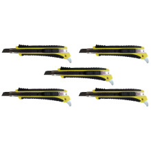 5Pack Kaizen Utility Knife for Cutting Boxes, Paper, Tape, Kaizen Foam, Replaceable Blade