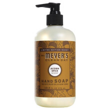 FRU. MEYER'S CLEAN DAY H?nds?be lavet med ?teriske olier Biologisk nedbrydelig formel Acorn Spice 12,5 fl. Oz