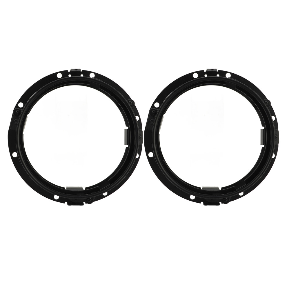 2 Pcs 7In Round Headlight Ring Headlamp Mounting 9121376856969