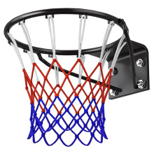 Backboard 18' Steel Basketball Rim,Breakaway Wall Mounted Basketball Rim ,with Net,for Court Gym Backyard