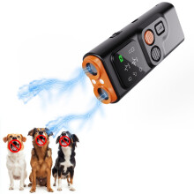 Anti Barking Device for Dogs, Ultrasonic Bark Deterrent Device, Upgraded, HD Display, LED Flashlight, 3 Modes