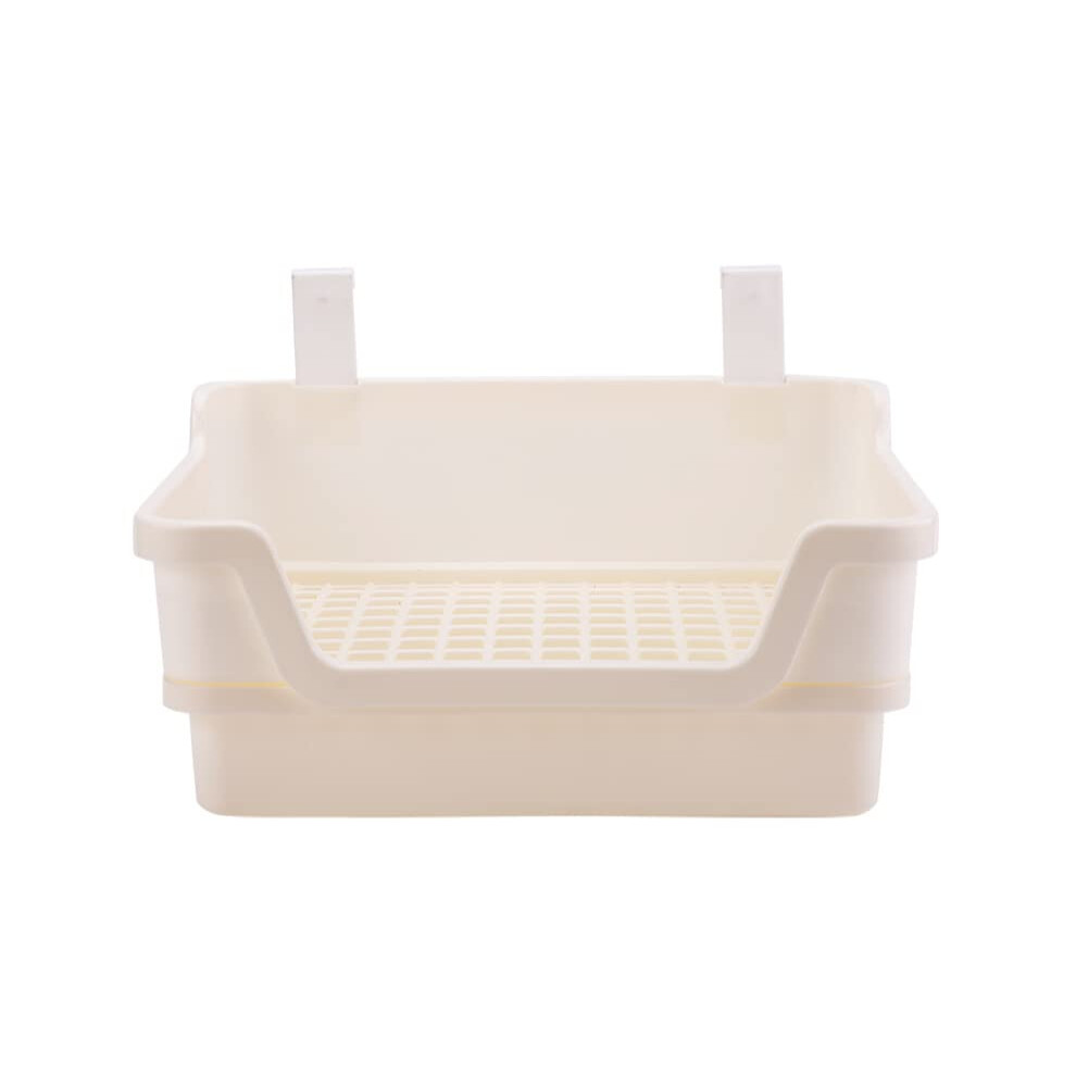 Large Rabbit Litter Box Cage Plastic Grid Dump Tray Pet Waste Station for Bunny Supplies
