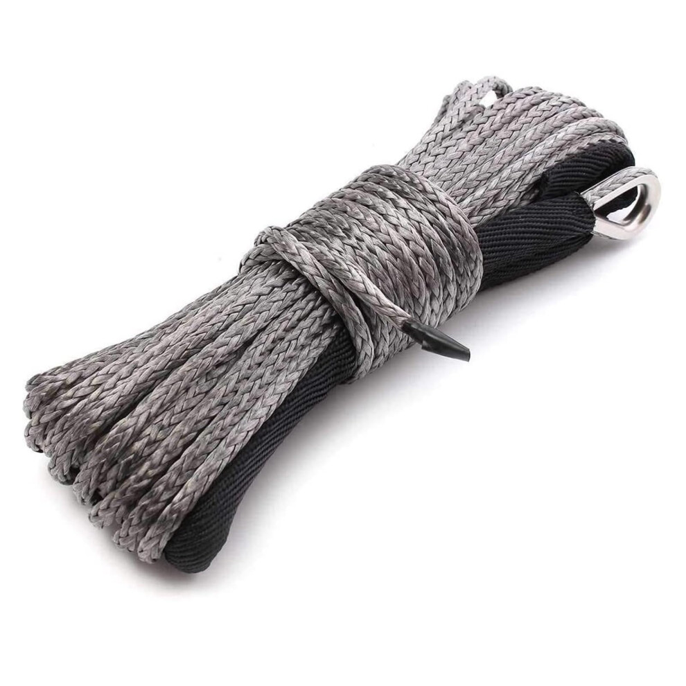 Winch Synthetic Rope 15M 6Mm Towing Winch Cable Rope, 5500Lbs/7000Lbs/7700Lbs For Atv Utv Suv 4X4 6276012659169