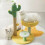 Cactus Cat Climbing Tree with Scratching Post  Cozy Cat Nest – SpaceSaving Small Cat Tree for Indoor Cats 1