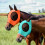 12 Pcs Horse Fly Masks for Horses Comfortable with Ears Elasticity 5