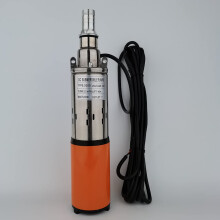 200W 12V DC Solar Poered Submersible Water Pump 2300L/H 40m/131ft 3 Inch Stainless Steel