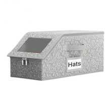 Multifunctional Hat Storage Box with Large Capacity And Foldable Baseball
