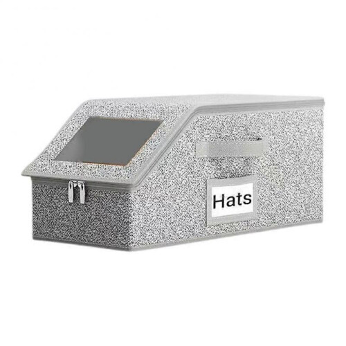 Multifunctional Hat Storage Box with Large Capacity And Foldable Baseball