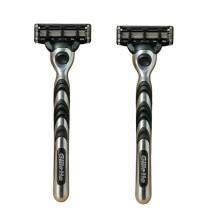 2x Gillette Mach3 Razor Precision Shave with Comfort Grip Handle
