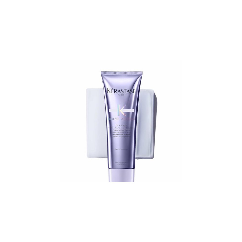 Kérastase Blond Absolu, Repairing, Nourishing Conditioner, For Lightened and Highlighted Hair, With Hyaluronic Acid & Edelweiss Flower, Cicaflash, 25