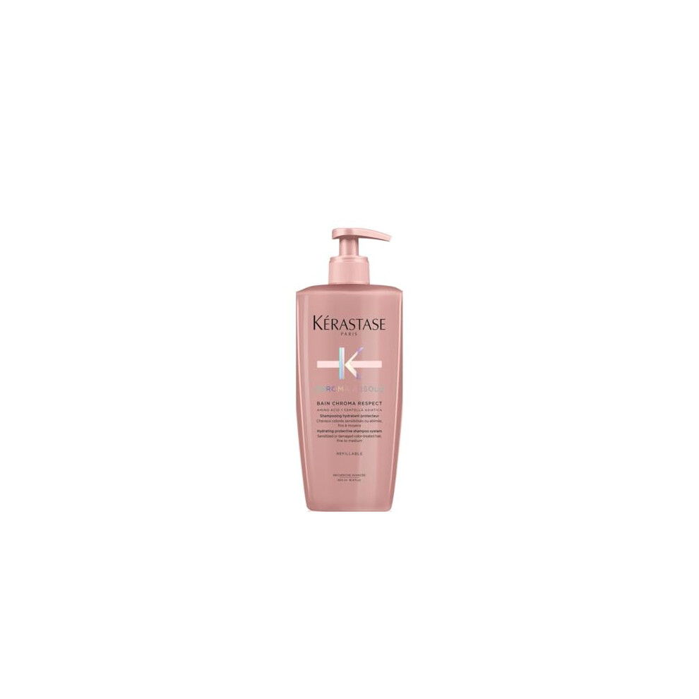 Kérastase Chroma Absolu, Hydrating and Protective Shampoo, Sensitised or Damaged Color-Treated Hair, Fine To Medium, With Glycerin, Amino Acid and Hy