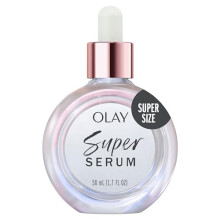 Olay Super Serum 5-in-1 Benefits, Hydrating Face Serum 50 ml, With Vitamin C, Niacinamide, Collagen Peptides & Vitamin E, Glowing, Firmer and Smoothe