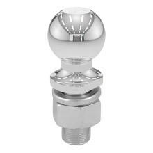 40068 Chrome Trailer Hitch Ball, 10,000 lbs, 25/16Inch Diameter, 11/4 x 25/8Inch Shank