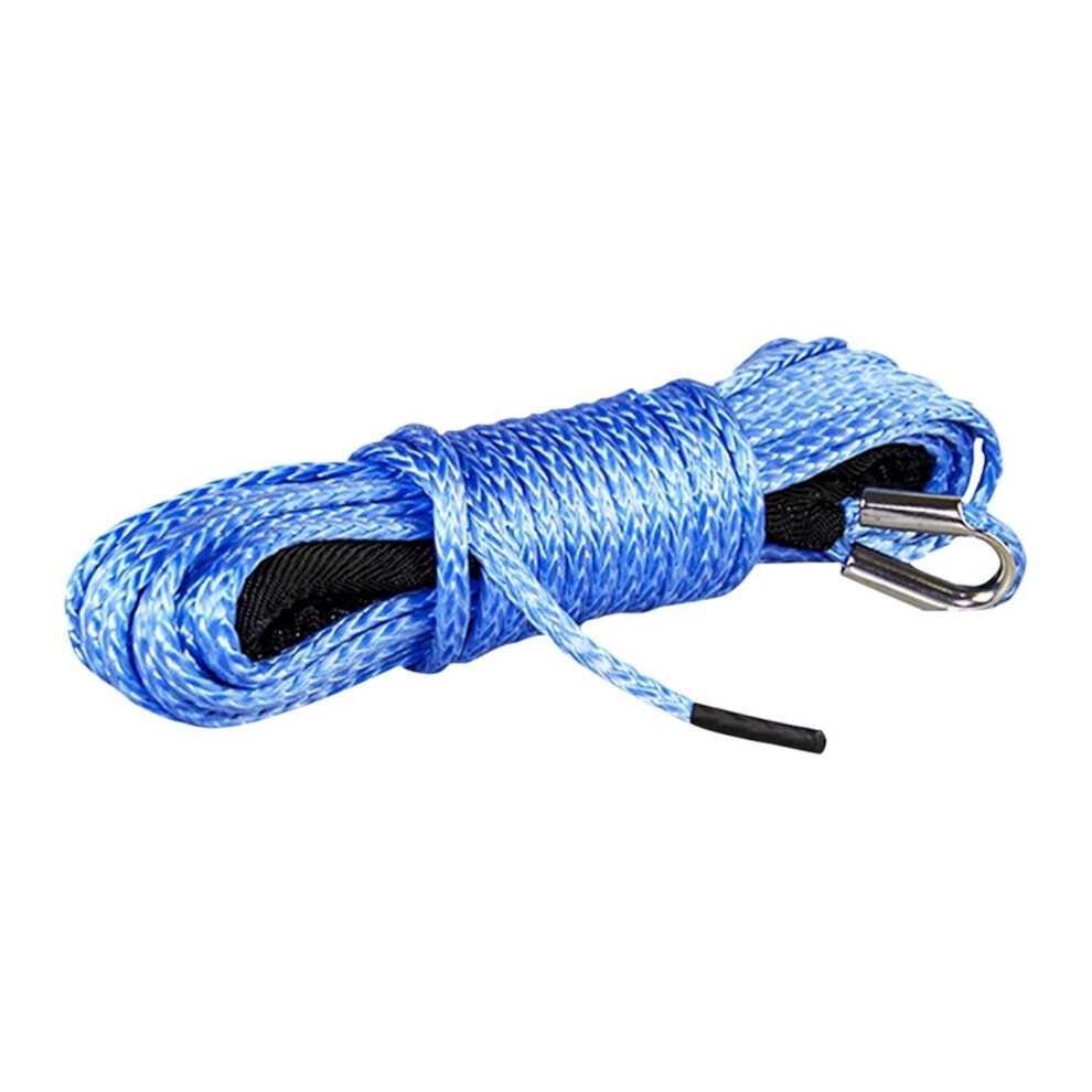 Winch Rope, 15M Towing Winch Cable Rope String Line Synthetic Fiber 7000Lbs For Off Road 4Wd 6276012660394