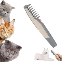 Comb for Dogs Cats, Dematting Fur Rake Brush, Electric Pet Deshedding Trimmer