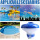 Chlorine Dosing Float, Blue, Pool Dosing Float, Chlorine Dispenser, 5 Inch 5