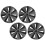 4pcs Wheel Hub Cap Model S Style 19 Inches Wheel 5