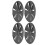 4pcs Wheel Hub Cap Model S Style 19 Inches Wheel 9
