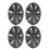 4pcs Wheel Hub Cap Model S Style 19 Inches Wheel 4
