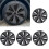 4pcs Wheel Hub Cap Model S Style 19 Inches Wheel 12