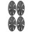 4pcs Wheel Hub Cap Model S Style 19 Inches Wheel 10