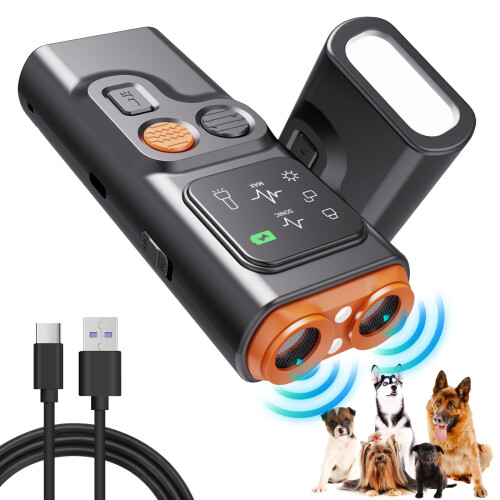 BarkGuard  Bark Guard Anti Barking Device for Dogs, with LED Flashlight and HD Display