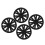4PCS 19in Wheel Hub Cap Model X Plaid Style Wheel 7