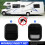 RV Vertical Sliding Rounded Corner Windows Black 15