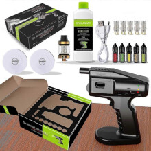 (Magnetic smoke oil tank)Smoke Gun Cocktail Kit with 5-Flavor Aroma Oil & Edible Bubble for Drinks & Food