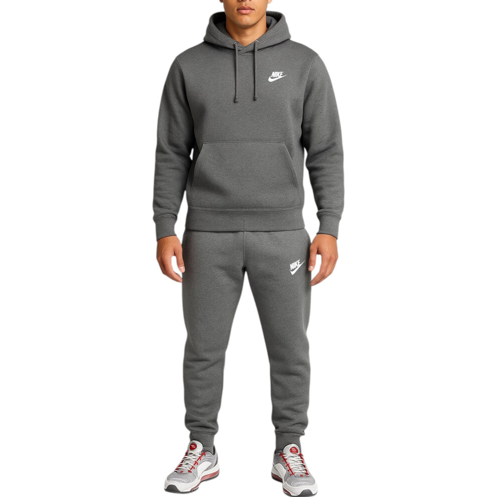 Nike (L) Club Mens Fleece Tracksuits Hoodie Joggers