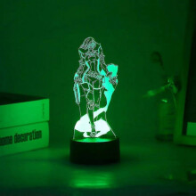 (Viper) New Game VALORANT 3D Led Night Light For Kid Anime Home Bedroom Sunset Lamp Christmas Children Illusion Decor Gift Omen Killjoy