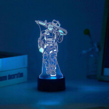 (Brimstone) New Game VALORANT 3D Led Night Light For Kid Anime Home Bedroom Sunset Lamp Christmas Children Illusion Decor Gift Omen Killjoy