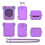(Purple) Bitzee Interactive Digital Pet Silicone Case with Lanyard - Protective Skin Sleeve for Virtual Electronic Pets 2