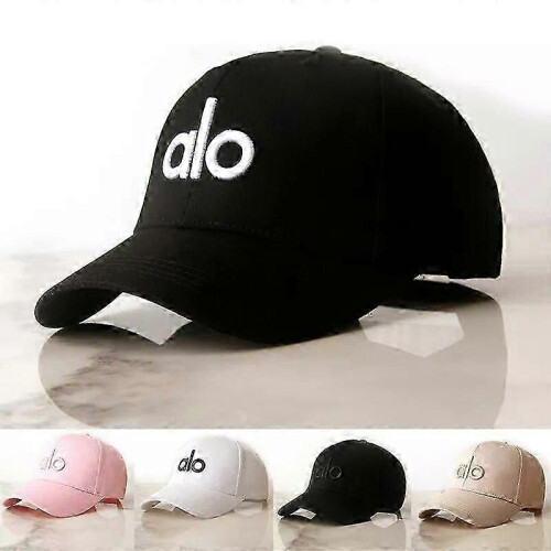 (J) Alo Yoga Unisex Embroidered Duckbill Sun Hat for UV Protection